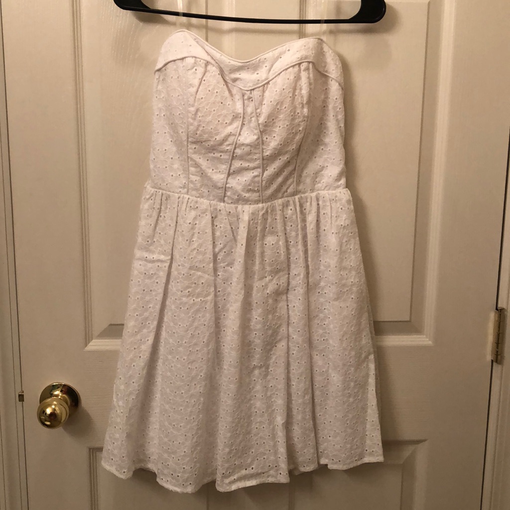Strapless Lace Dress